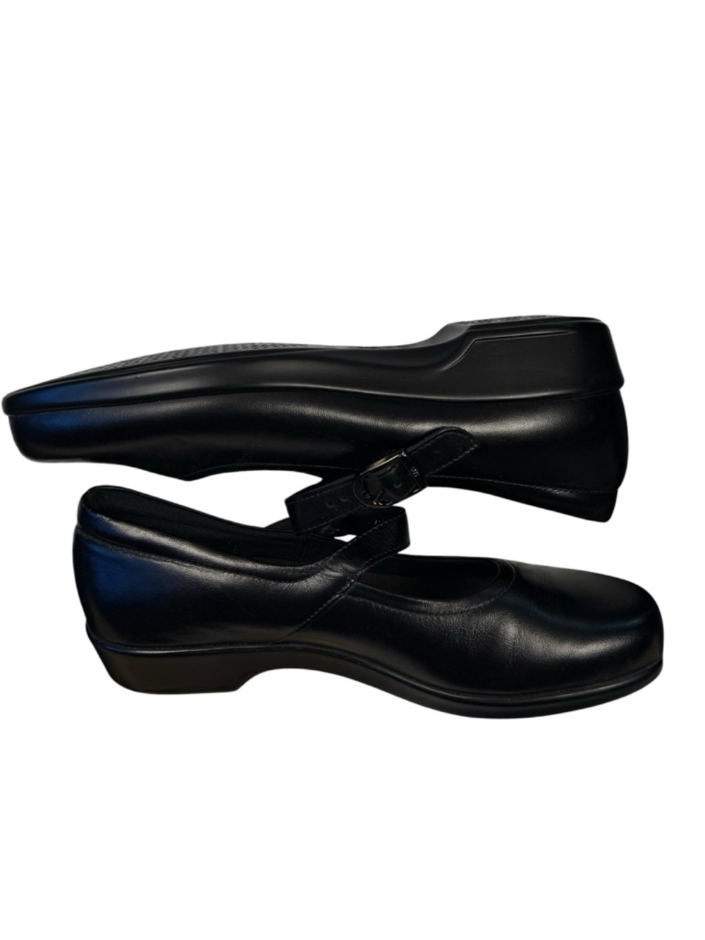 NWOB SAS Maria Comfort Black Leather Mary Jane Shoes Size 6 - Picture 12 of 14